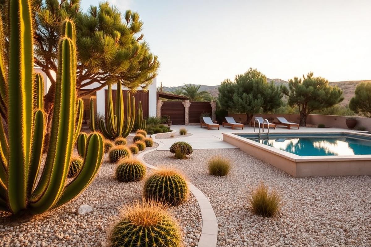 Diseño de jardín y exteriores en Cala Jondal